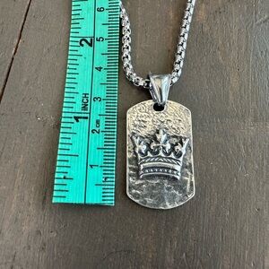 Sterling Silver Crown pendant